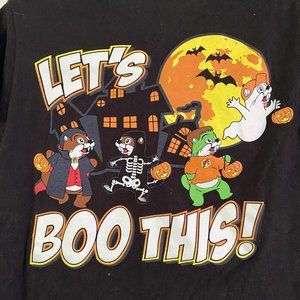 Buc-ee's LETS BOO THIS Black Halloween Shirt Glow In The Dark Adult Size Small